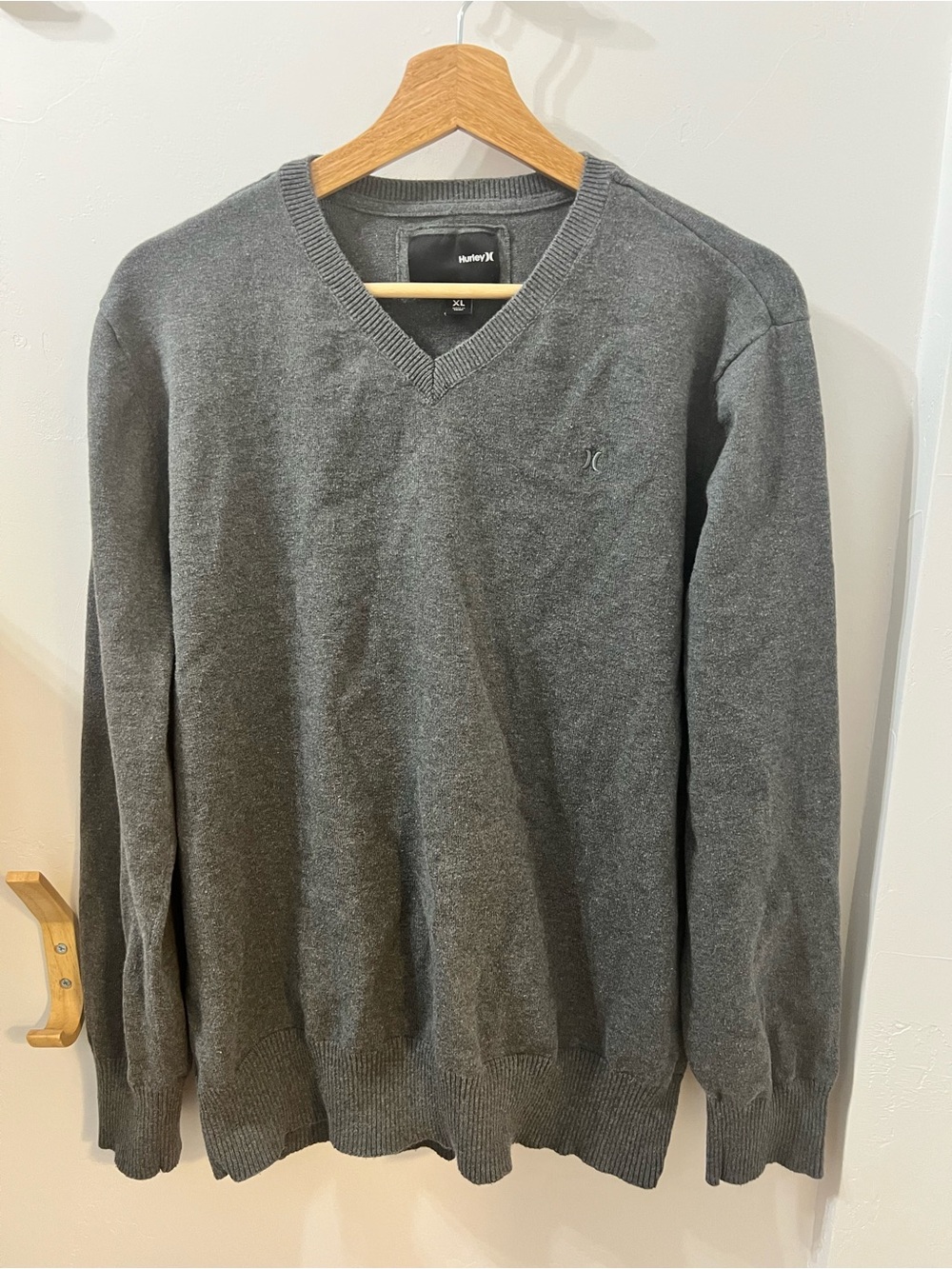 Grey Hurley Long Sleeve Sweater